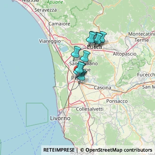 Mappa Via del Giardino, 56127 Pisa PI, Italia (8.70273)