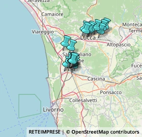 Mappa Via del Giardino, 56127 Pisa PI, Italia (9.15167)