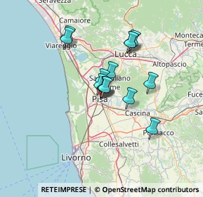 Mappa Via del Giardino, 56127 Pisa PI, Italia (10.03571)