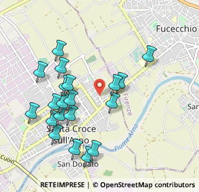 Mappa Via 8 Marzo, 56029 Santa Croce sull'Arno PI, Italia (0.9895)