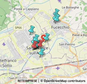 Mappa Via 8 Marzo, 56029 Santa Croce sull'Arno PI, Italia (1.27571)