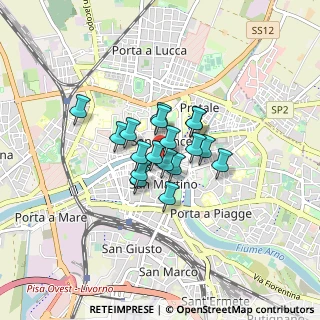 Mappa Piazza Cairoli, 56127 Pisa PI, Italia (0.50611)