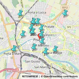Mappa Piazza Cairoli, 56127 Pisa PI, Italia (0.88)