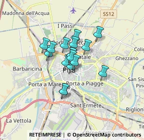 Mappa Pisa, 56127 Pisa PI, Italia (1.08059)