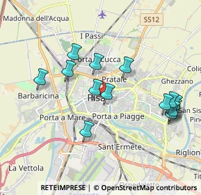 Mappa Piazza Cairoli, 56127 Pisa PI, Italia (2.02333)