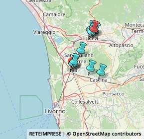 Mappa Piazza Cairoli, 56127 Pisa PI, Italia (10.00455)