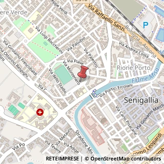 Mappa Via Piave, 1, 60019 Senigallia, Ancona (Marche)