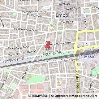 Mappa Via Giuseppe Cecchi, 28, 50053 Empoli, Firenze (Toscana)