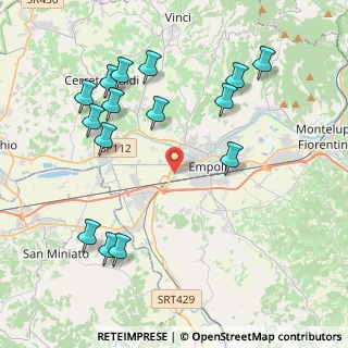 Mappa Via S. Mamante, 50053 Empoli FI, Italia (4.74933)