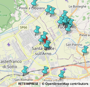 Mappa Via Francesco Petrarca, 56029 Santa Croce sull'Arno PI, Italia (2.1515)