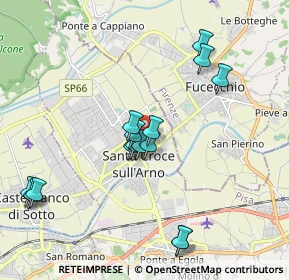 Mappa Via Francesco Petrarca, 56029 Santa Croce sull'Arno PI, Italia (1.93867)