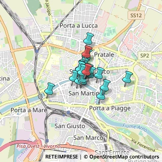 Mappa Piazza del Pozzetto, 56127 Pisa PI, Italia (0.409)