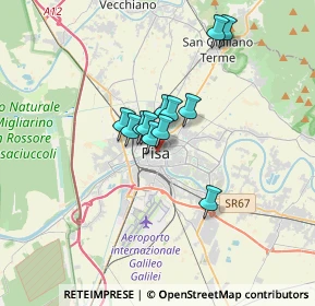 Mappa Piazza del Pozzetto, 56127 Pisa PI, Italia (2.22667)