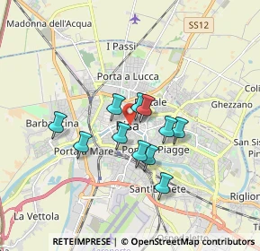 Mappa Piazza del Pozzetto, 56127 Pisa PI, Italia (1.30909)