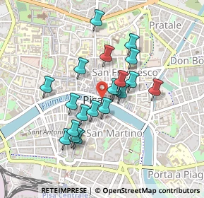Mappa Piazza del Pozzetto, 56127 Pisa PI, Italia (0.372)