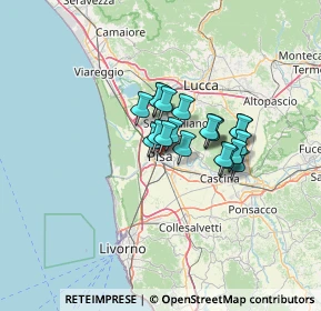 Mappa Piazza del Pozzetto, 56127 Pisa PI, Italia (8.5285)