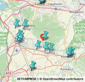 Mappa Via Bruno Buozzi, 56011 Calci PI, Italia (9.65)