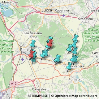 Mappa Via Bruno Buozzi, 56011 Calci PI, Italia (6.49895)