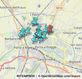 Mappa Via Santa Bibbiana, 56127 Pisa PI, Italia (0.86)