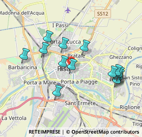 Mappa Via Santa Bibbiana, 56127 Pisa PI, Italia (1.976)