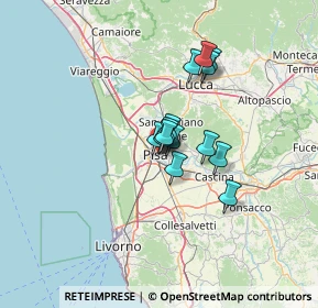 Mappa Via Ludovico Lazzaro Zamenhof, 56127 Pisa PI, Italia (8.415)