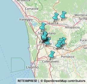 Mappa Via Ludovico Lazzaro Zamenhof, 56127 Pisa PI, Italia (7.55571)