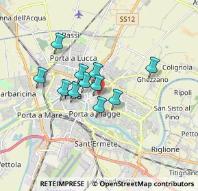 Mappa Via Carlo Morandi, 56124 Pisa PI, Italia (1.27273)