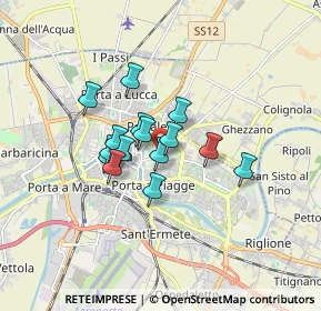 Mappa Via Carlo Morandi, 56124 Pisa PI, Italia (1.178)