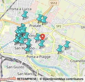 Mappa Via Carlo Morandi, 56124 Pisa PI, Italia (0.9925)