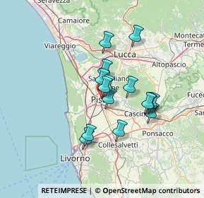 Mappa Via Carlo Morandi, 56124 Pisa PI, Italia (10.724)