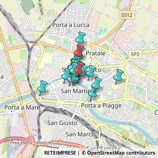 Mappa Via Palestro, 56127 Pisa PI, Italia (0.425)