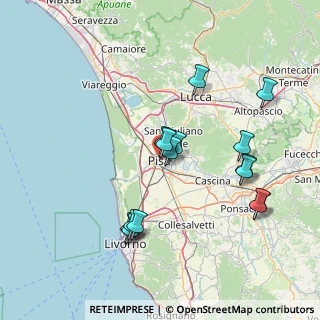 Mappa Via della Scuola, 56127 Pisa PI, Italia (15.27733)