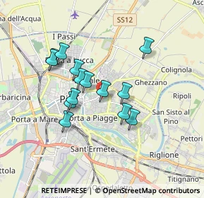 Mappa Via Francesco Flamini, 56124 Pisa PI, Italia (1.485)