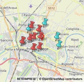 Mappa Via Francesco Flamini, 56124 Pisa PI, Italia (1.31615)