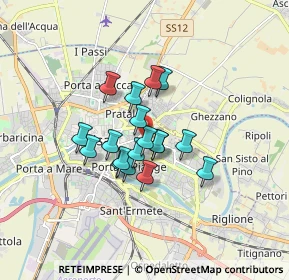 Mappa Via Francesco Flamini, 56124 Pisa PI, Italia (1.17944)