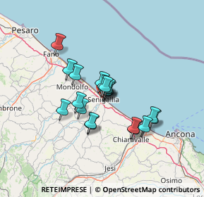 Mappa Via Piave, 60019 Senigallia AN, Italia (9.667)