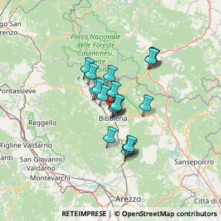 Mappa Localita' Pianacci, 52011 Poppi AR, Italia (10.046)
