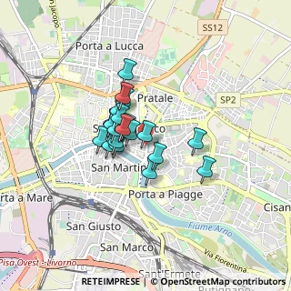 Mappa Via delle Maioliche, 56127 Pisa PI, Italia (0.5685)