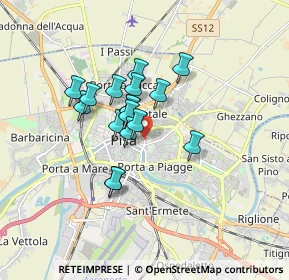 Mappa Via delle Maioliche, 56127 Pisa PI, Italia (1.25235)