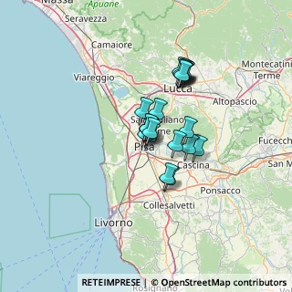 Mappa Via delle Maioliche, 56127 Pisa PI, Italia (9.44)