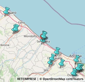 Mappa Via Benvenuto Cellini, 60019 Senigallia AN, Italia (23.84353)