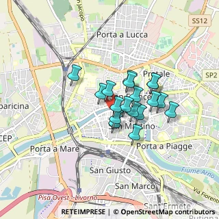 Mappa Lungarno Antonio Pacinotti, 56126 Pisa PI, Italia (0.60389)