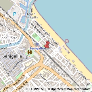 Mappa Via Filippo Corridoni, 11, 60019 Senigallia, Ancona (Marche)