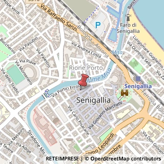 Mappa Via Armellini, 35, 60019 Senigallia, Ancona (Marche)