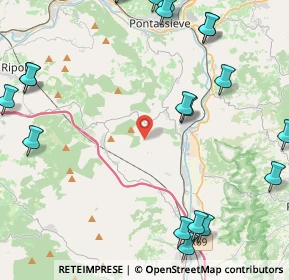 Mappa Località Poggiolino, 50067 Rignano sull'Arno FI, Italia (6.3425)