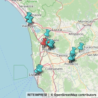 Mappa Via Ferruccio Giovannini 1 Loc. Carraia, 56017 San Giuliano Terme PI, Italia (15.10947)