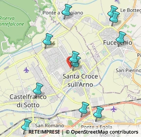 Mappa Via Gastone Sozzi, 56029 Santa Croce sull'Arno PI, Italia (2.54455)