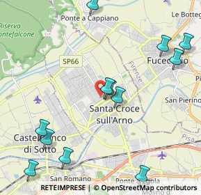 Mappa Via Gastone Sozzi, 56029 Santa Croce sull'Arno PI, Italia (2.635)