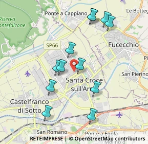 Mappa Via Gastone Sozzi, 56029 Santa Croce sull'Arno PI, Italia (1.96583)