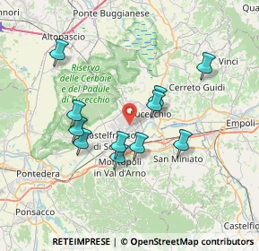 Mappa Via Gastone Sozzi, 56029 Santa Croce sull'Arno PI, Italia (6.54636)